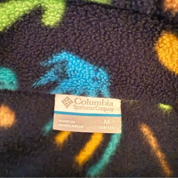Boys Columbia Zing Fleece Animal Bear Buffalo Rainbow - Picture 4 of 5